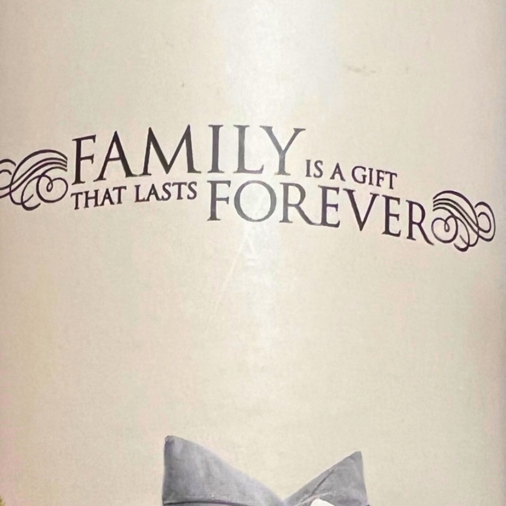 Designer wall decor adhesive quote lettering FAMILY IS A GIFT THAT LASTS FOREVER